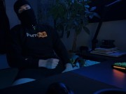 Watching your boyfriends pretty eyes while he strokes it *Loud Moaning* 1/16