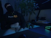 Watching your boyfriends pretty eyes while he strokes it *Loud Moaning* 16/16