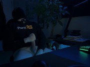 Watching your boyfriends pretty eyes while he strokes it *Loud Moaning* 9/16