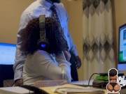 Sneaky office doggy ends in cum on ass while cheating with my boss at work 2/16