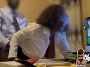 Sneaky office doggy ends in cum on ass while cheating with my boss at work 7/16