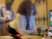 Sneaky office doggy ends in cum on ass while cheating with my boss at work 8/16