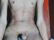 Hands Free Cums Myself 💦 like straight guy 🤗 3/16