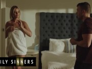 FAMILY SINNERS - Busty MILF Seduces Her Son-In-Law And Deepthroats His Throbbing Dick 2/16