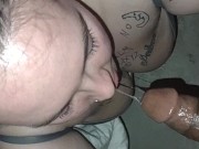 Sneaky link stepsister doesn t want to stop sucking my dick in her brothers basement 😈 8/16