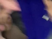 Lucky catches Loula in office clothes rips a hole in tights and pulls knickers to the side (short) 16/16