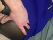 Lucky catches Loula in office clothes rips a hole in tights and pulls knickers to the side (short) 4/16