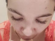 SoyOceanne Teaches Brothers Best Friend How To Give A Blowjob! 13/16