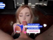 Bitch swallows my cock until I cum down her throat. She's crying with pleasure - pinkloving 9/16