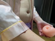 Happy Lonely Night With The Nice Sexy Satin Dress Cums Solo Video 10/16