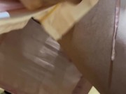 Happy Lonely Night With The Nice Sexy Satin Dress Cums Solo Video 2/16