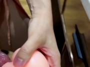 Happy Lonely Night With The Nice Sexy Satin Dress Cums Solo Video 7/16