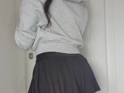 Tennis Girl Teases You In Her Short Skirt 🎾🫦 I Want You Throbbing For Me 💋🤍 2/16