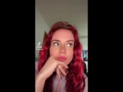 Shy 18-year-old high school girl gets naughty on Instagram Live, leaks pussy her panties 1/16