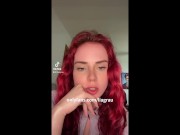 Shy 18-year-old high school girl gets naughty on Instagram Live, leaks pussy her panties 3/16