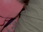 She wanted a late night snack my dick down her throat 😈 15/16