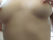 Young student shows body, dripping wet, deepthroats dildo to balls 1/16