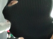 Young student shows body, dripping wet, deepthroats dildo to balls 13/16