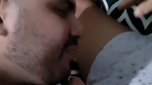 Sucking the daddy bear