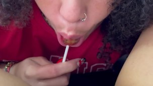 VEN CINDY chupamela hasta correrme antes de irte a la UNI!NO SEAS TÍMIDA!