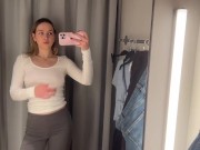 See Through Clothing Try On Haul Zara Fashion No bra transparent haul