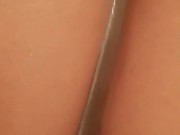 Ass pressed against glass while I finger deeply 16/16