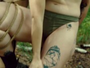 Lesbian Domination in the Forest: Lezdom, Bondage and Pussy Eating with Mushroom Sofi 7/16