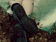 Lesbian Domination in the Forest: Lezdom, Bondage and Pussy Eating with Mushroom Sofi 9/16