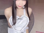 えっちな裸エプロンでオナニー 12/16