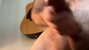 Jerking my big cock compialtion 2024