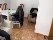 Primera DP a Mi Novia Con Mi Compañero De Piso 2/16