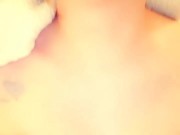 Kitten plays with her titties 13/16