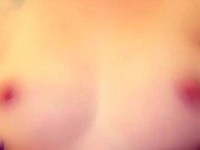 Kitten plays with her titties 3/16