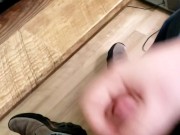 Busting a nut while waiting on a program to compile... 1/16