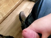 Busting a nut while waiting on a program to compile... 7/16