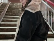 Helped Montanasvibe carry her things on the train, then fucked her in the toilet 2/16