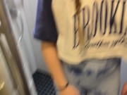 Helped Montanasvibe carry her things on the train, then fucked her in the toilet 9/16