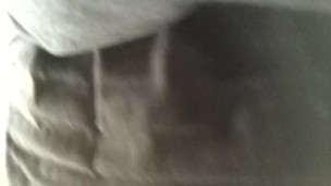 Strip naked at public toilet jerk off outside
