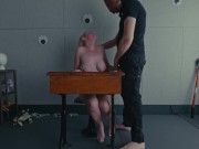 Her sore ass gets reamed out all over again with ass to mouth 2/16