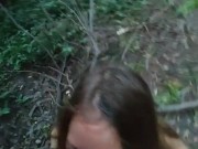 The first time he sucks in the forest and pisses 10/16