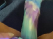 Wife cums quick with sex machine 1/16