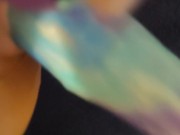 Wife cums quick with sex machine 10/16