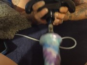 Wife cums quick with sex machine 16/16