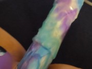 Wife cums quick with sex machine 3/16