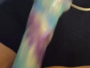 Wife cums quick with sex machine 6/16