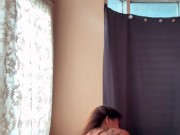 No Hands Needed—She Sits on the Dildo and Lets Her Body Do the Work 6/16