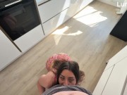 I was so horny ! So he fucked me in the kitchen ! 11/16
