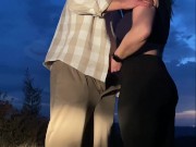 Sunset is a great time for blowjob 1/16