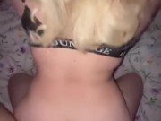Petite blonde gets fucked whilst parents are next door 15/16