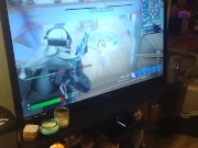 Pov Girl Lifts Up Her Mini Dress and Spreads Her Legs While Playing Fortinte 2/16